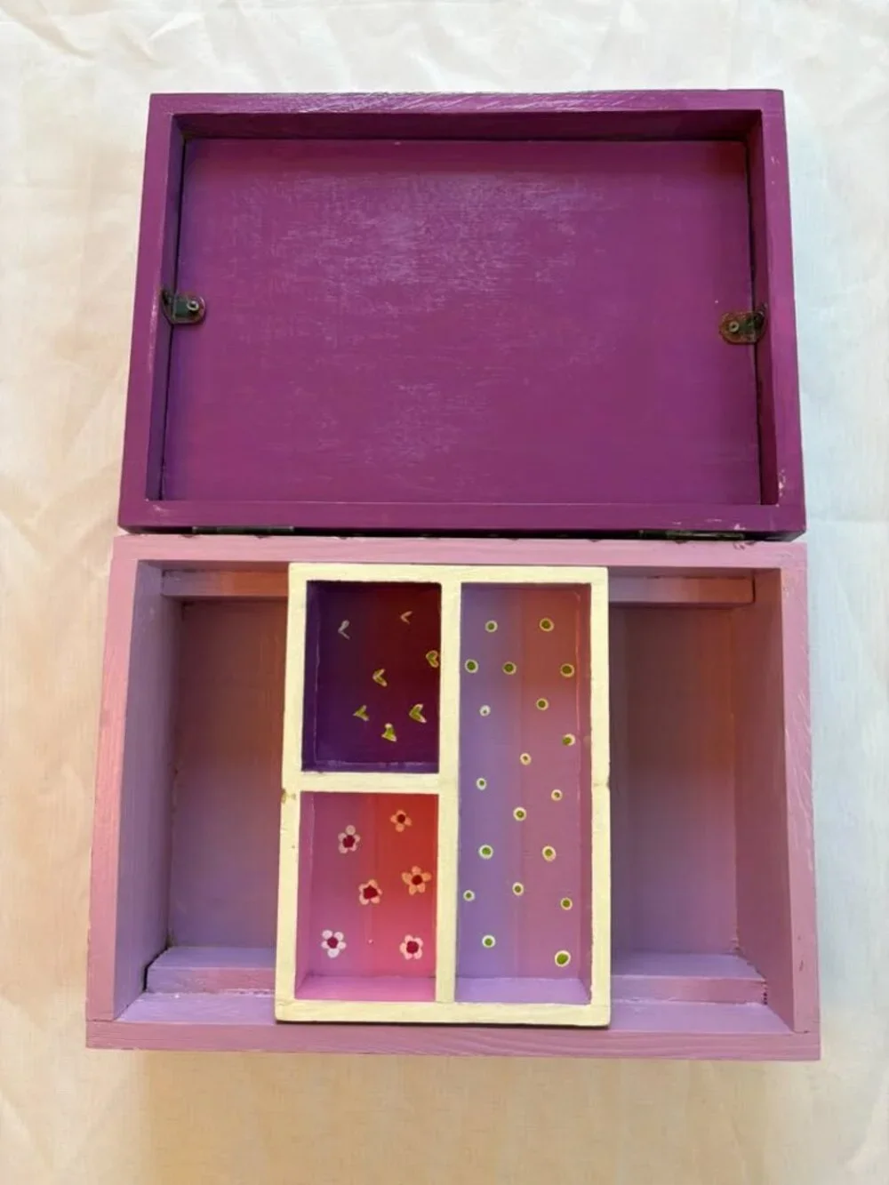 Handmade in Portugal Jewelry/Sewing Notions Box